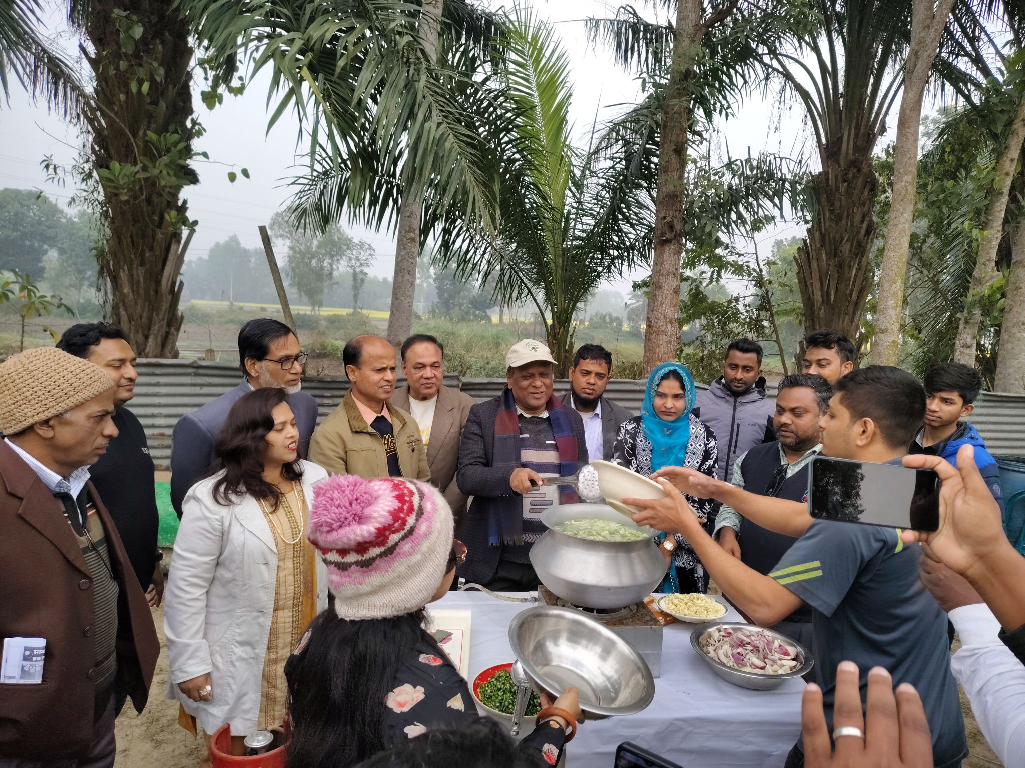 Mushroom Exhibition by Bangladesh Bondhu Foundation (BONDHU) in Karatia, Tangail